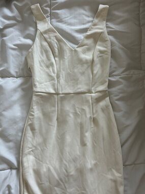 Windsor Strapless Ivory Sheath Dress